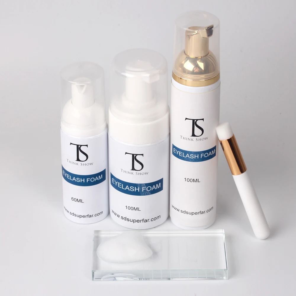 Оптовая продажа, Собственная торговая марка, натуральный пенный шампунь для наращивания ресниц
