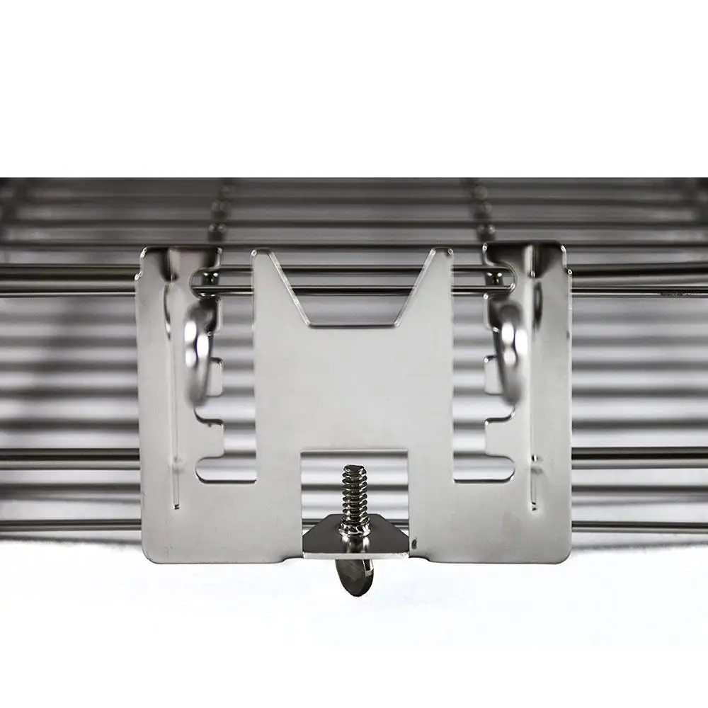 Stainless Steel Flat Spit Rotisserie Chrome Plated Grill Basket BBQ Grills Tool set Barbecue Accessories Utensils Grilling Tools