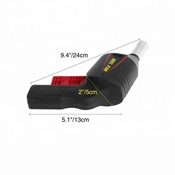 BBQ Fan Outdoor Barbecue Air Blower, Portable BBQ Fan for Camping Fire Tool, Black For BBQ