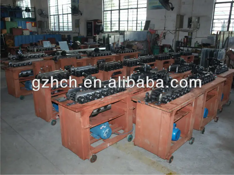 sheet metal lockformer, pittsburgh lock forming machine (LD4C), lockformer snap lock machine