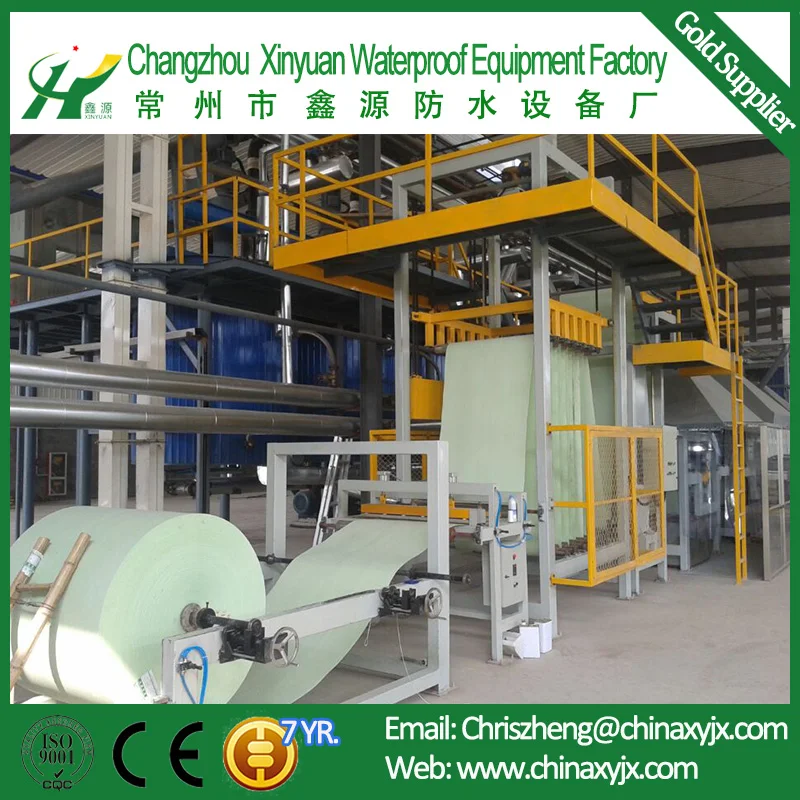 SBS/APP Modified Bitumen Waterproofing Membrane production line