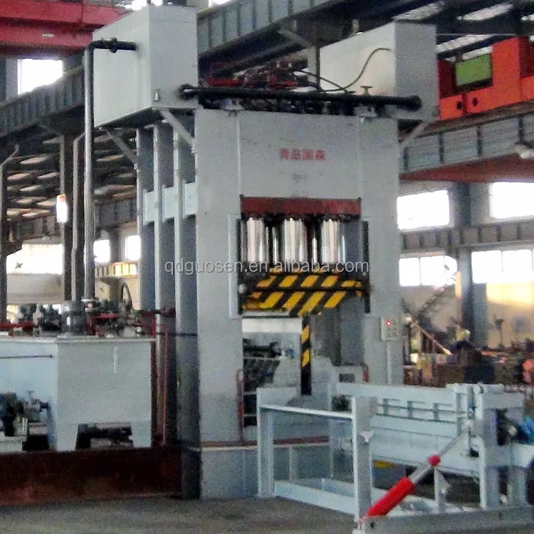 Re-combined Bamboo Timber (RCBT) hydraulic press (cool press)