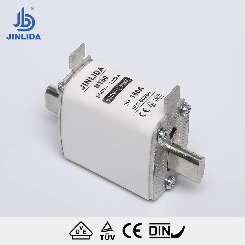  Низкое напряжение NT керамическая высокая отключающая способность скорость плавкая вставка