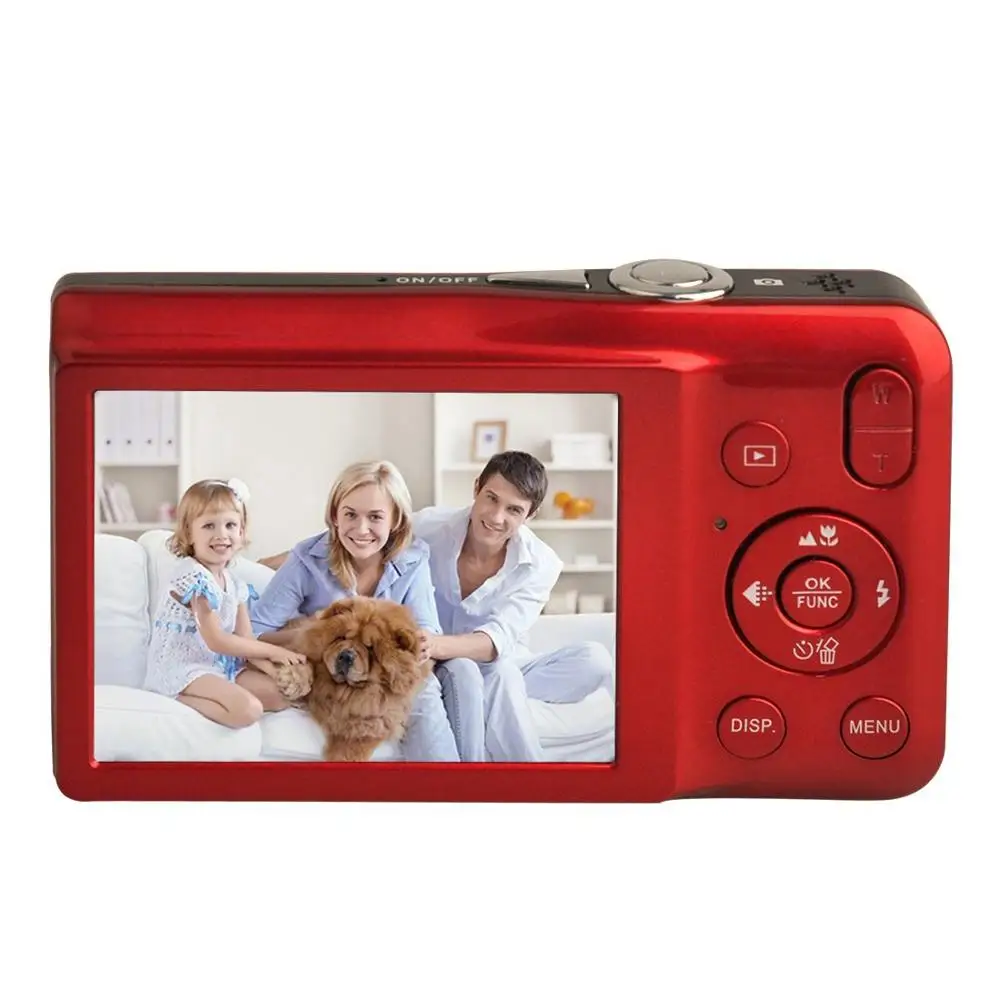 16.0Mega Pixel Optical Digital Camera with 2.7inch TFT 5X Optical Zoom Support 32G Anti-shape Face Detect Video with Sound