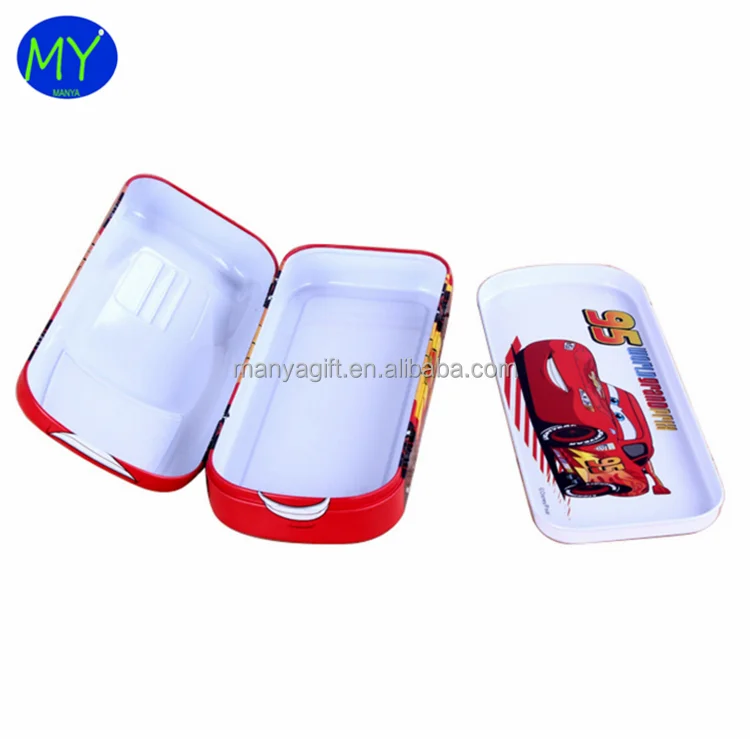 Factory hot sales car shape tin pencil case with CE certificate