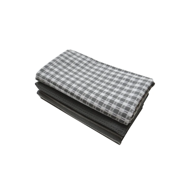 International popular color classic kitchen towel three piece set in stock