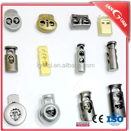 POM Two holes Plastic Spring Stop Toggle Cord Locks End