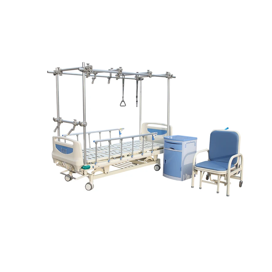 hospital bed appliances Three-crank orthopaedics Traction bed