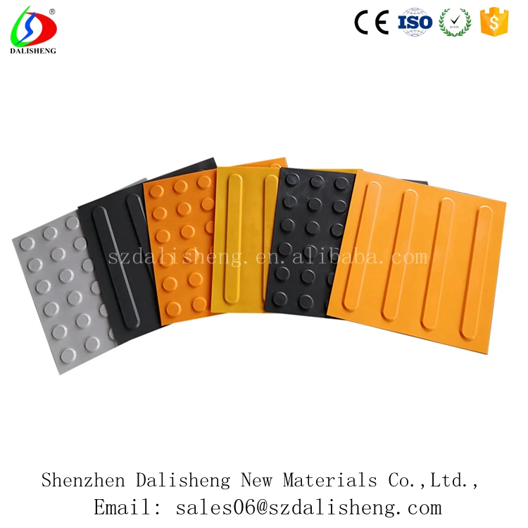 
300*300 PVC Rubber Price Tactile Paving for the Blind People 