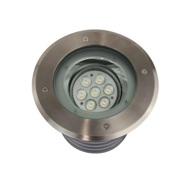 IP67 ajustable angle rgb led recessed light antiglare inground led light