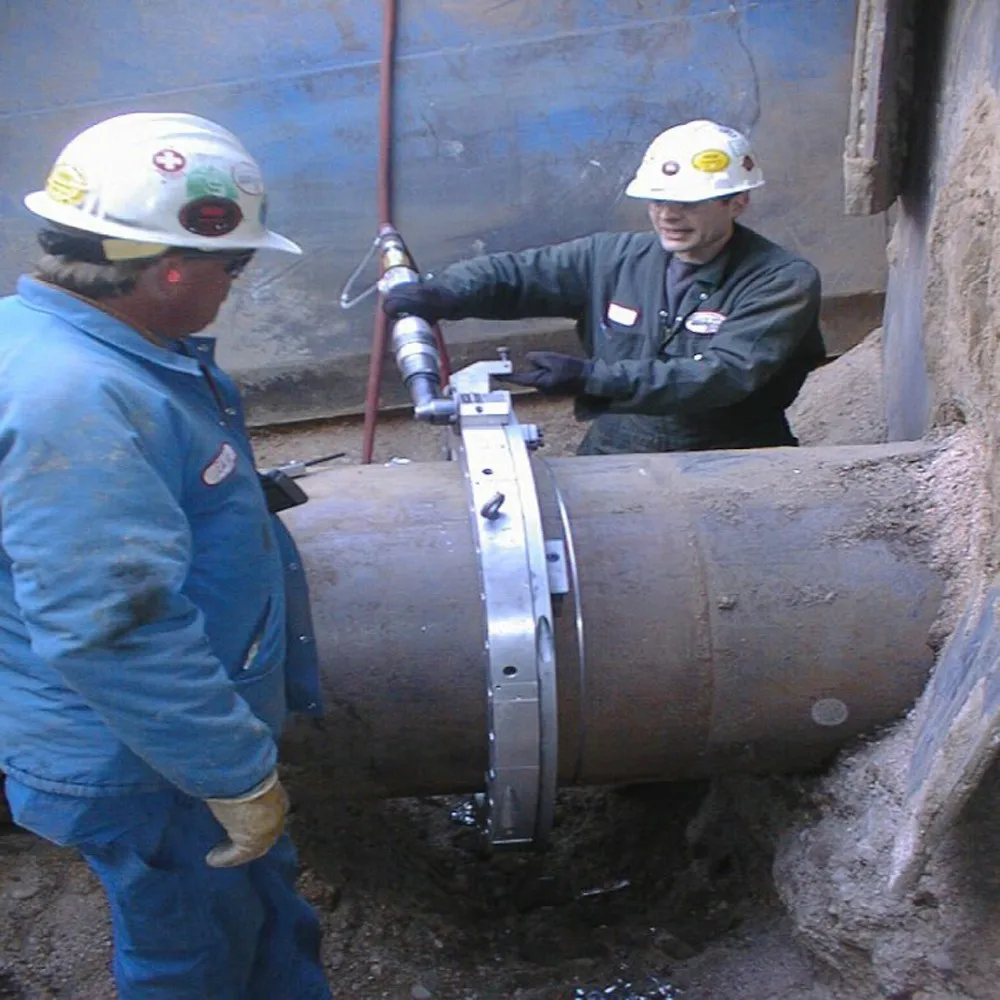 Pipe cold cutting machine  for heavy wall pipes