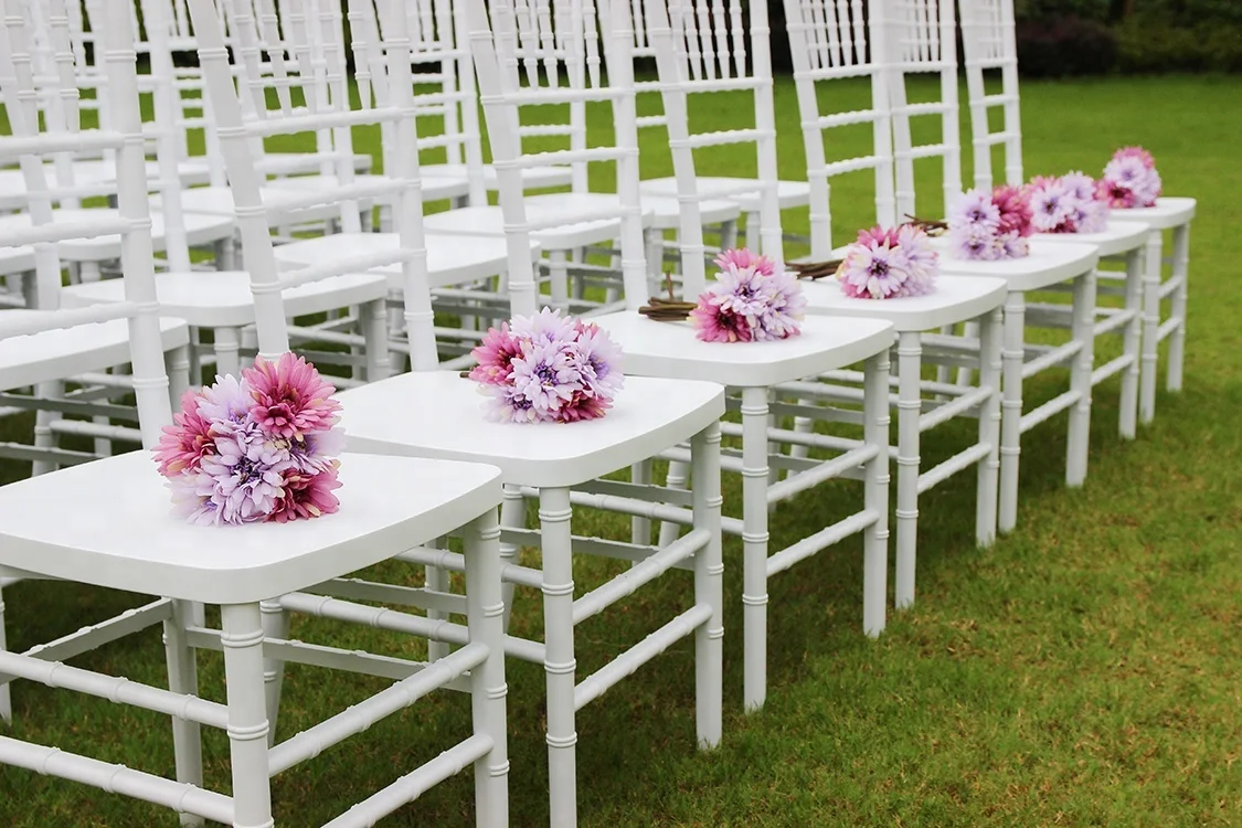 wholesale classic sillas monobloc white chiavari tiffany chair