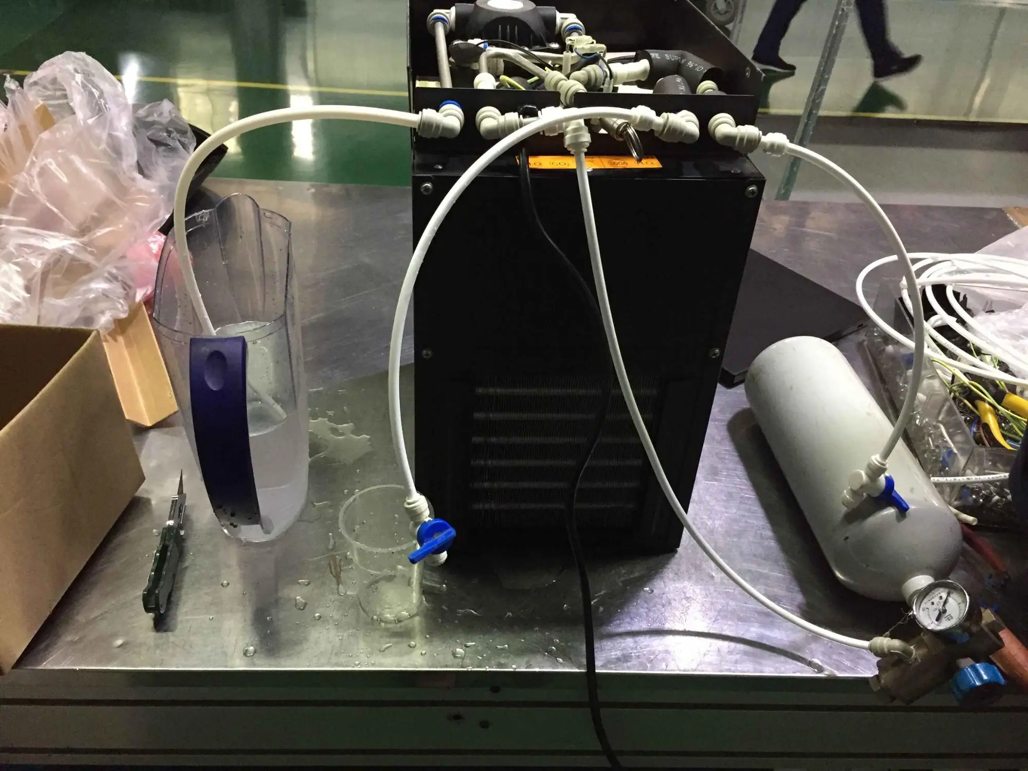 AQUAOSMO Countertop Soda water dispenser /sparing water dispenser with touch panel