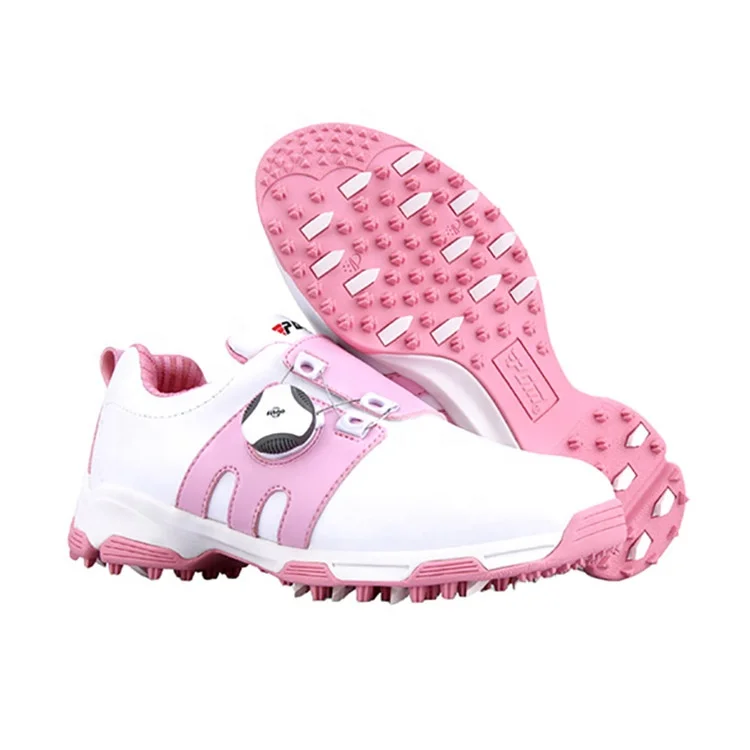 Оптовая продажа Высококачественная детская водонепроницаемая обувь для гольфа из микрофибры