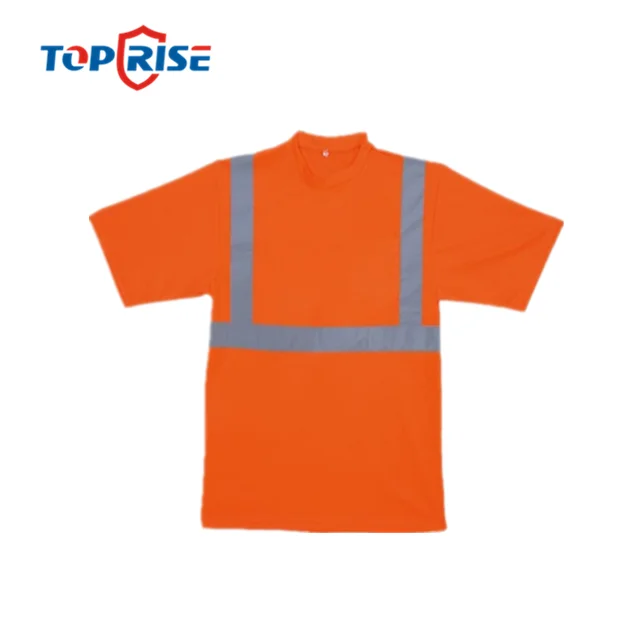 cheap reflection royal blue hi vis safety security reflective polo t-shirt