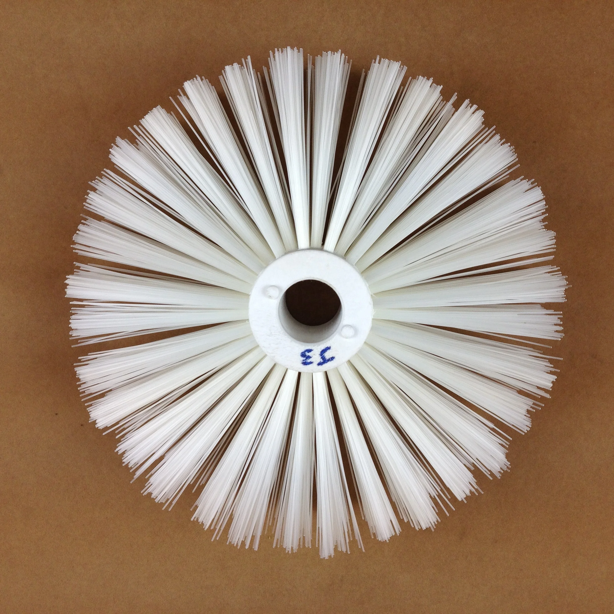 TDF Cylinder rotary nylon industrial roller round cleaning vegetable fruit brush