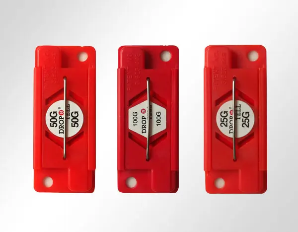 Shock Indicator Drop  n Tell Impact Sensor with Different Sensitivities Available