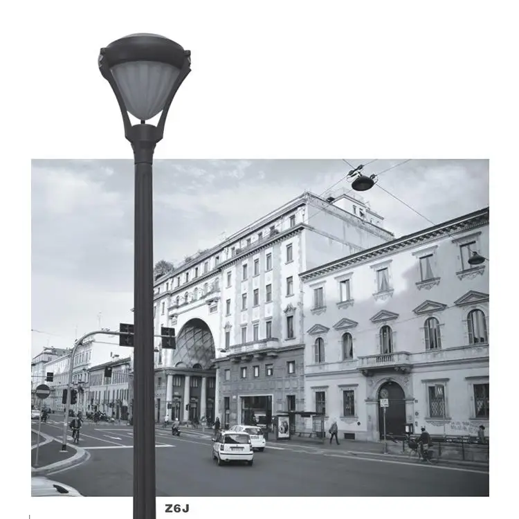 Garden Lamp Poles, High Pole Garden Lighting, Aluminum Fence Post Light