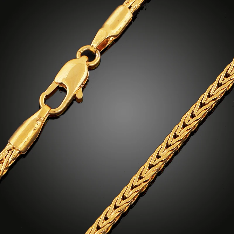 ATHENAA New Gold Neck Chain Designs Girl,Copper Chain Necklace,Gold Chain