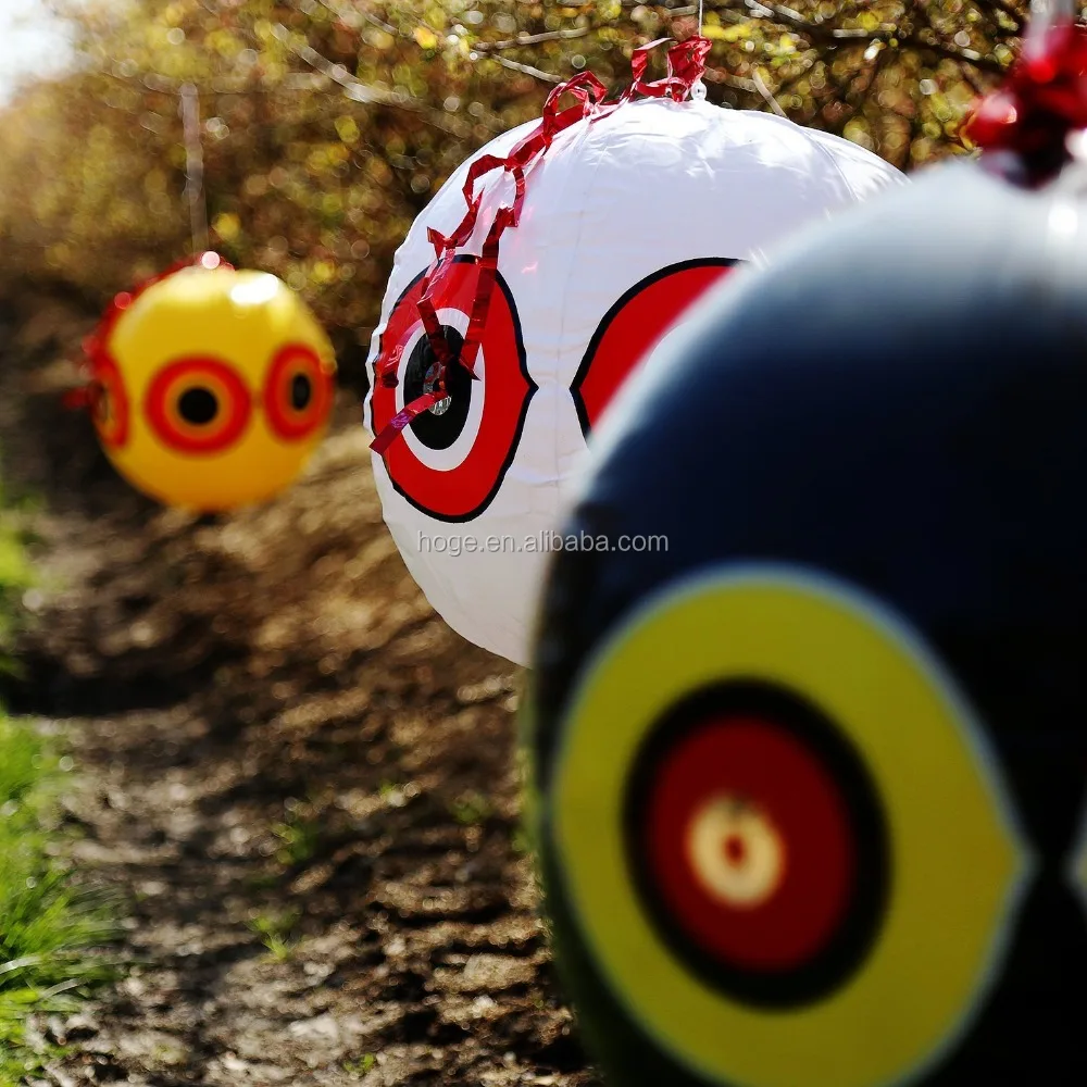High Quality 40cm bird scare eye inflatable pvc balloon beach ball for scaring bird
