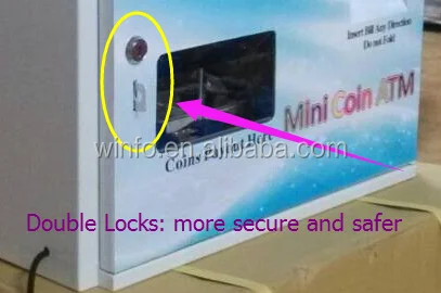 Мини-размер маркер и монетоприемник машина для прачечной