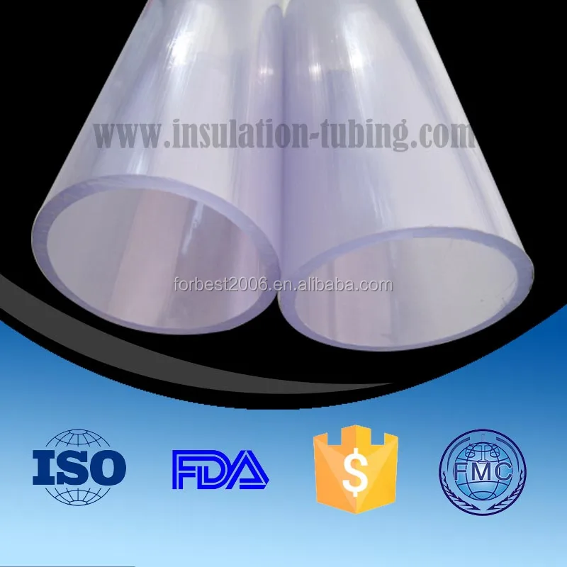 Acrylic Transparent Hard PVC Tube Large Diameter Rigid PVC Pipe