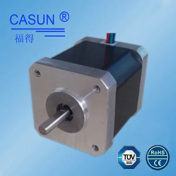 48mm размер высокую производительность дешевые nema 17 шаговый двигатель, hybird шаговый двигатель 2.8v 450mn. м в