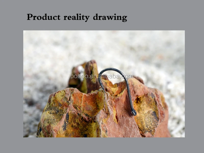 Chin with ring double barbs on point high sea fishing hook