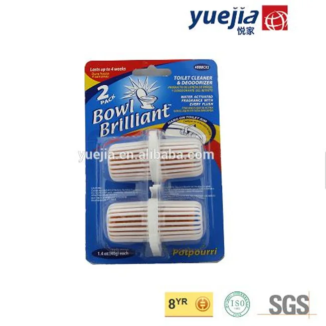 China Factory Fragrance Blue Block Solid Auto Toilet Deodorizer Toilet Bowl Cleaner