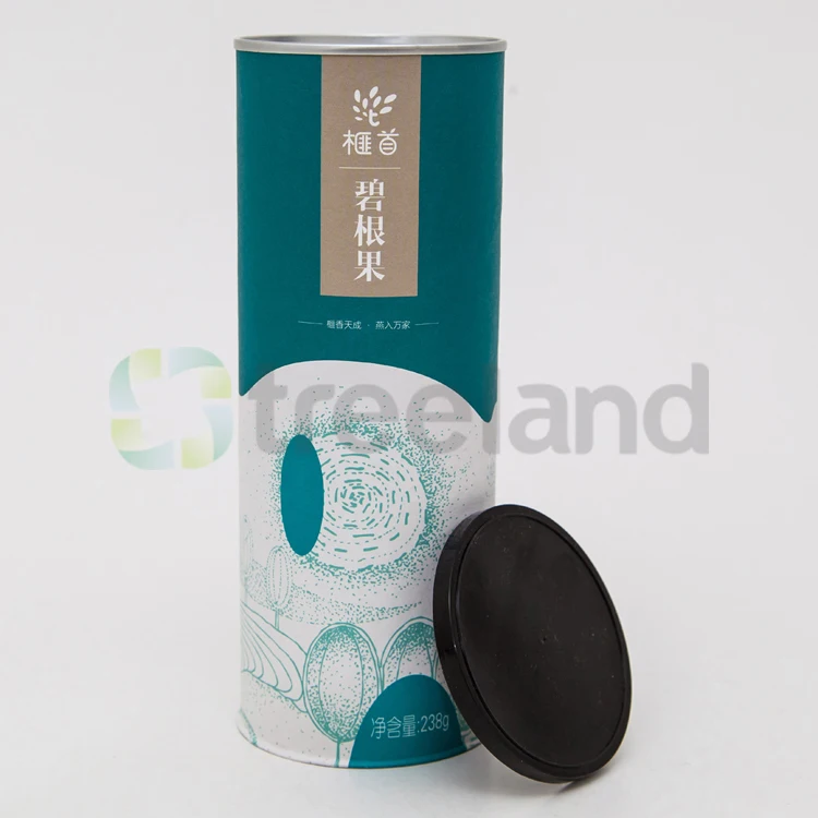 Wholesale Round Box Paperboard Tubes Food Packaging for Nuts