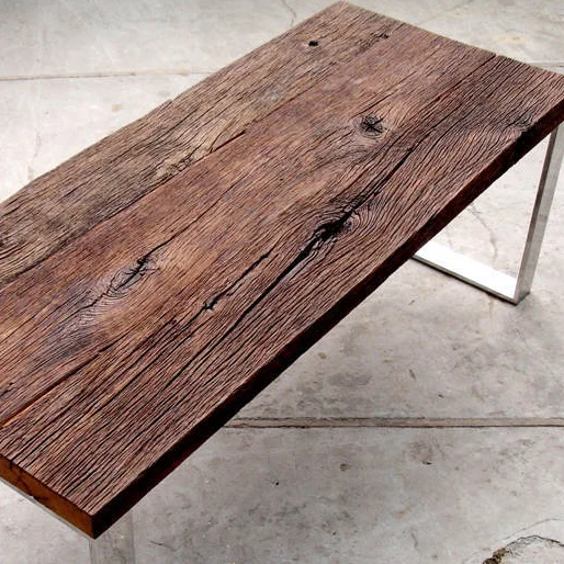 Chinese Style Antique Elm Wood Table For Park Kitchen Outdoor Use