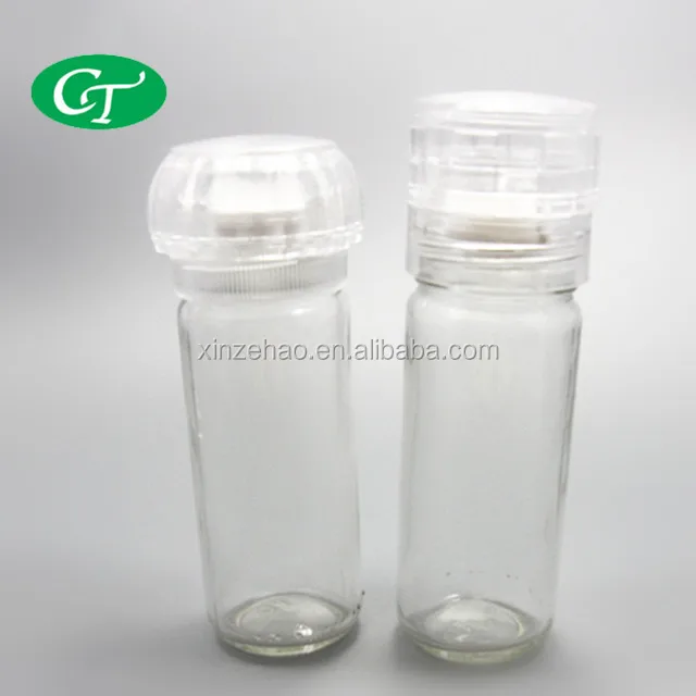 high quality salt and pepper plastic bottle with caps