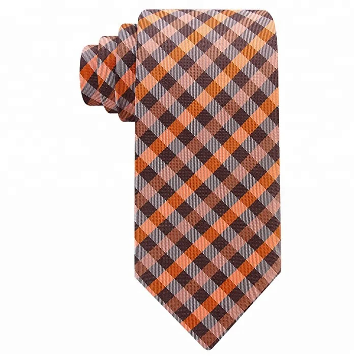 Plaid Ties for Men Woven Necktie Mens Ties Neck Tie