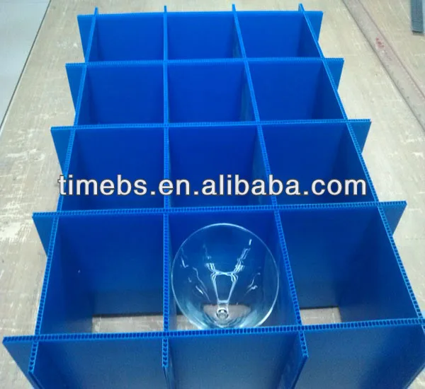 Полипропиленовые Гофрированные Пластиковые перегородки для стеклянной посуды