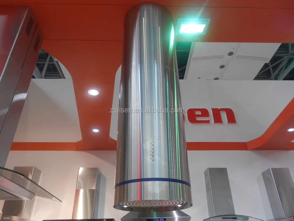 C -- Cylinder island Range hood