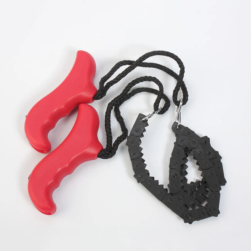 Карманная цепная пила для кемпинга, ручная пила для резки дерева