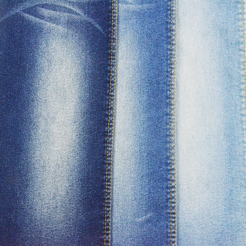 cotton/tencel/nylon slub denim fabric