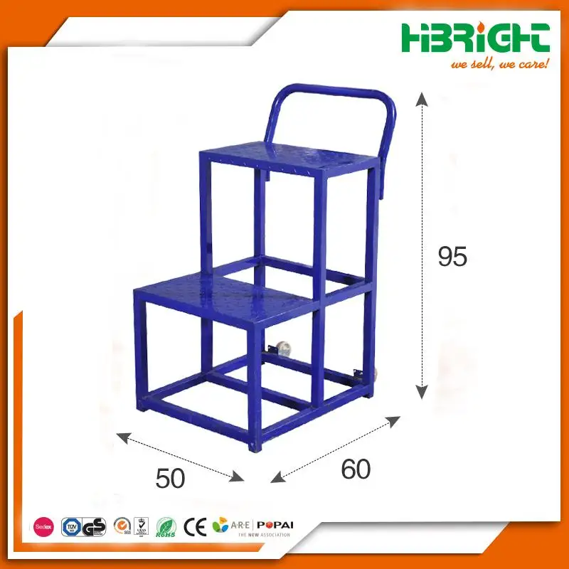 Warehouse Truck Moveable Stairs Rolling Ladders