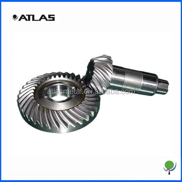 custom high performance metal machined forged worm hydraulic gears