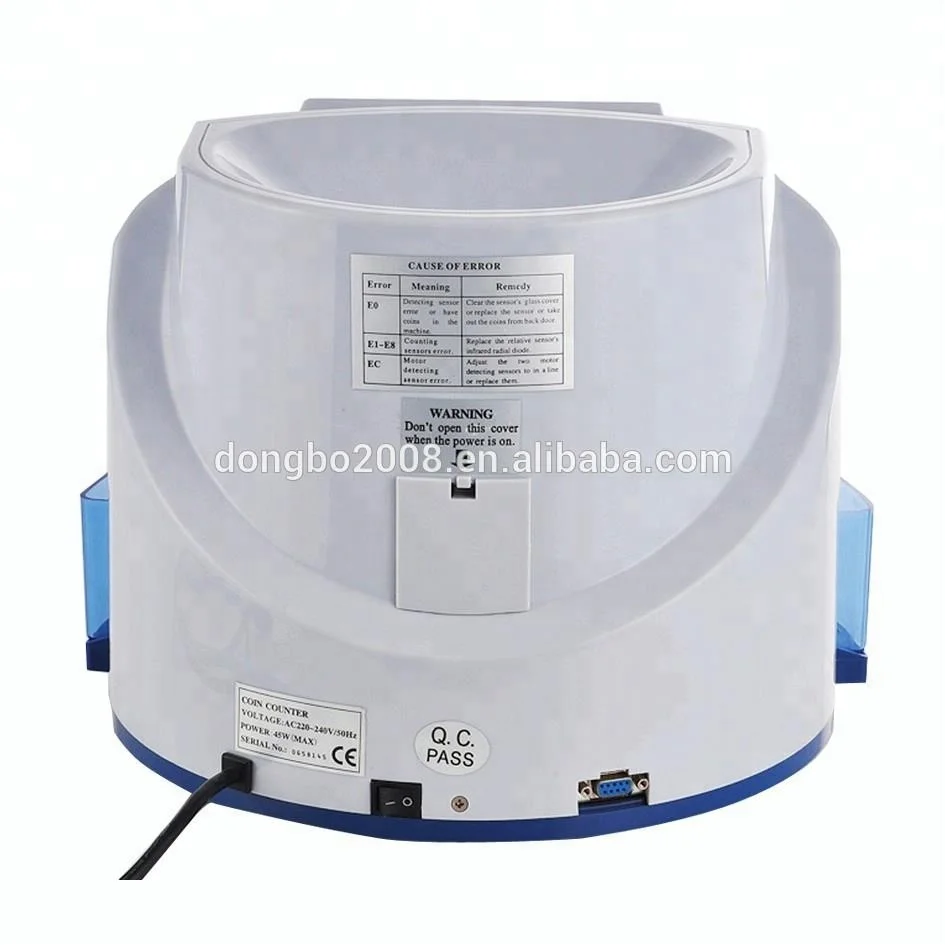 DB360 Coin counter sorter automatic high quality coin counting machine