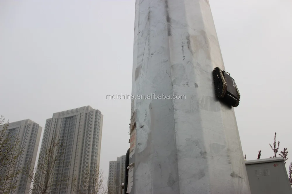 Industrial high horizon magnetic wheel wall climbing robot chassis for aloft work