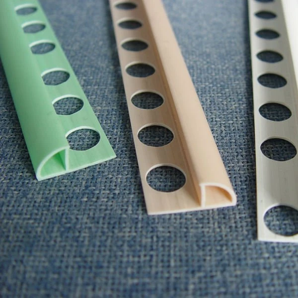 PVC Round Tile Trim Plastic Ceramic Corner Trim for Edge Decoration