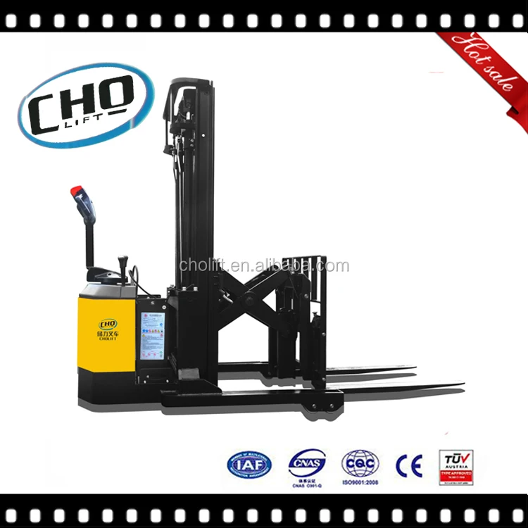 
Cholift Forklift 2000kg 5000mm Height Small Electric Reach Stacker 