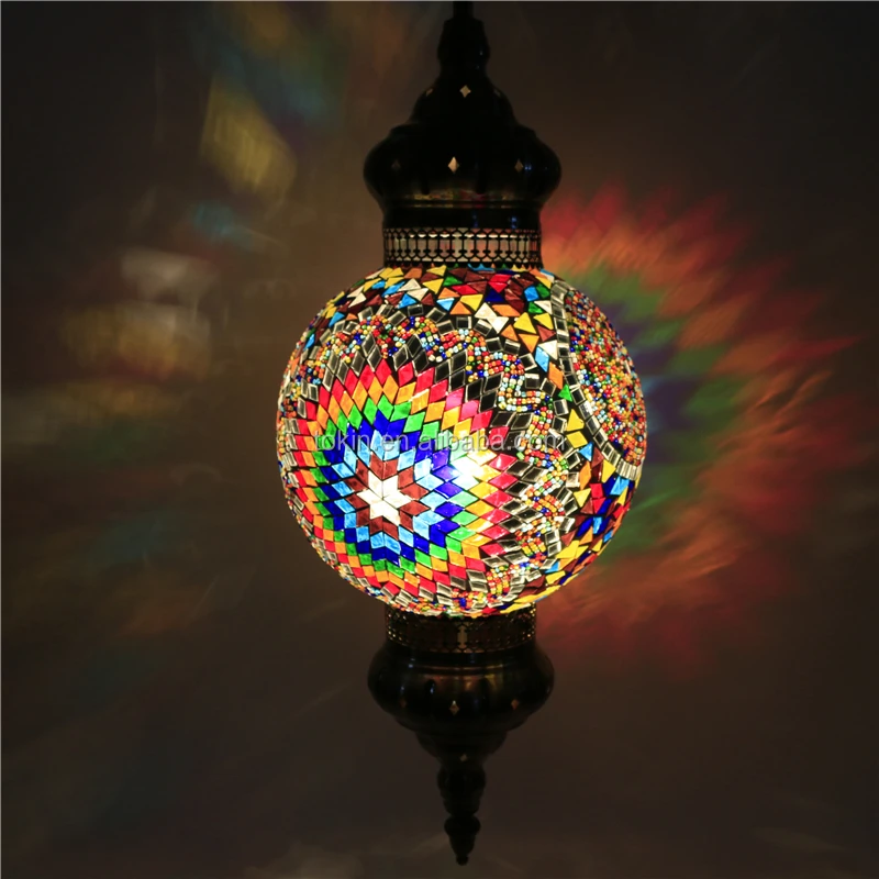 Одиночная люстра ручной работы с мозаикой CC1X02