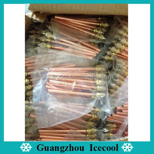 Cheap price 100mm refrigeration 1/4 copper schrader valve /one way valve /copper check valve