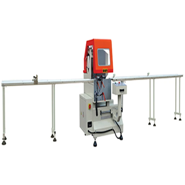 Aluminium door single head cutting saw aluminum window machine