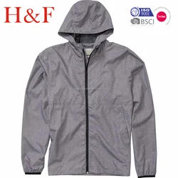 New Design Custom Hooded Windbreaker Men Jacket Windproof Motorcycle Jacket 100% Polyester Shell Regular Clothing Length Casual