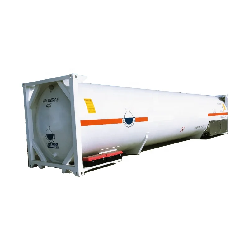 40ft LNG ISO Liquid Nature Gas cryogenic tank container cimc hongtu