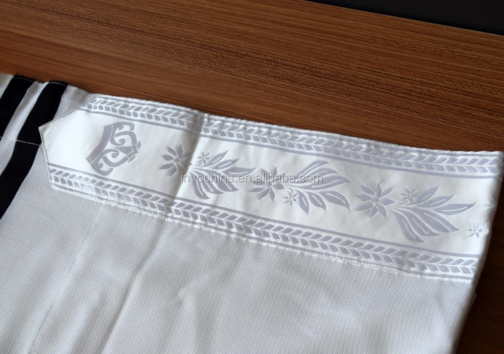 Traditional Tallit 100% Wool Tallis Talit or Tallit  R-70 FRUM SIZE