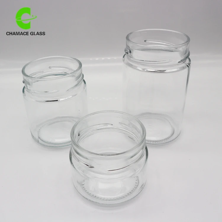 106ml 212ml 314ml Ergo Jars Glass  Honey Jam Jar